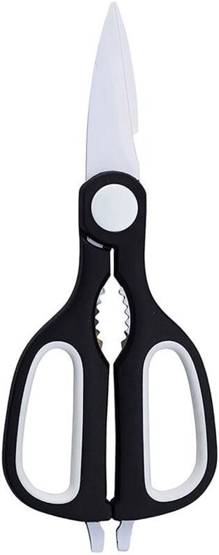 Schere 21,3 cm Edelstahl Schwarz-Weiß Cook SG-7285 San Ignacio