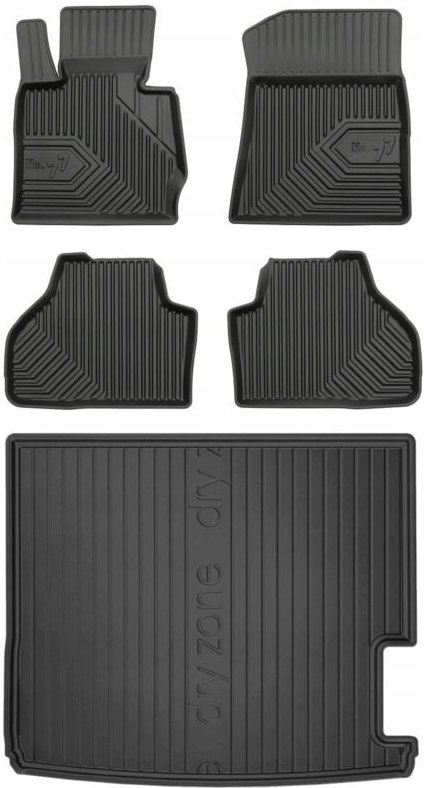 SET 77 Gummimatten und Abdeckung BMW X3 F25 2010-2017