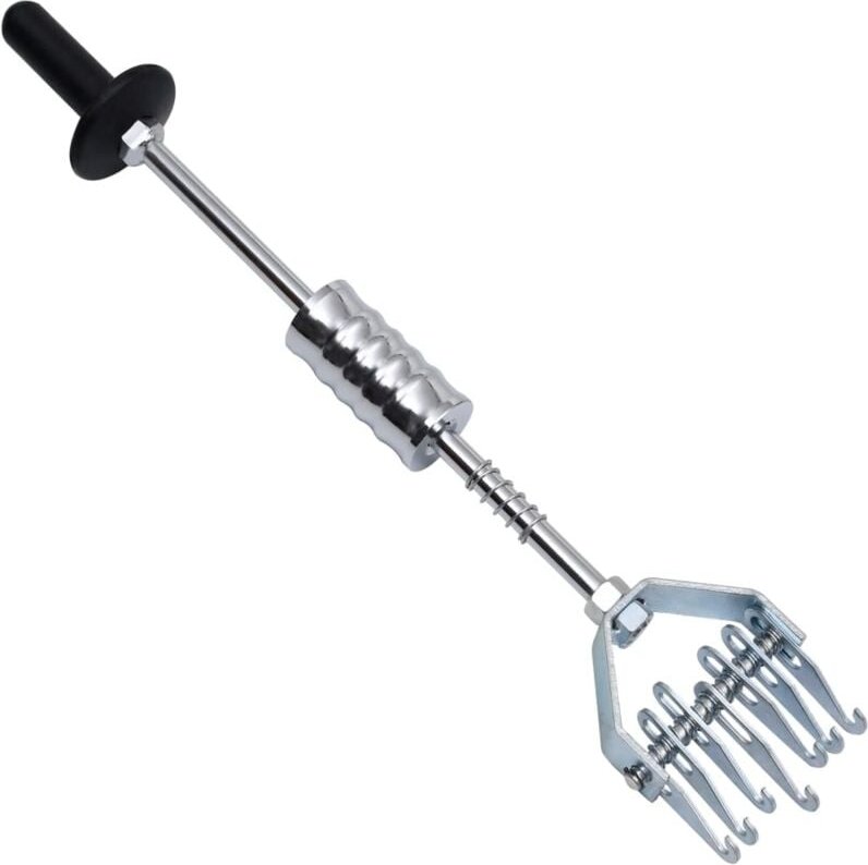 vidaXL Gleithammer mit Haken 65 cm Kohlenstoffstahl