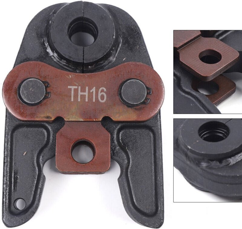 Pressbacke th 16 Kontur Presszange Pressbacken Presszangen für Verbundrohr, auf Aluminium-Kunststoffrohre, PEX-Rohre