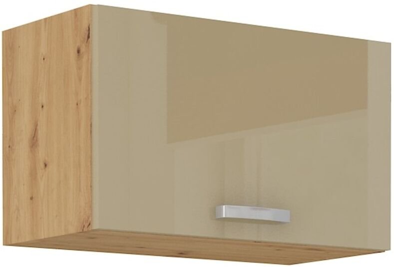 Küchen Preisbombe - Hängeschrank 60 Eiche Artisan Cappuccino Hochglanz Küchenzeile Küchenblock Küche