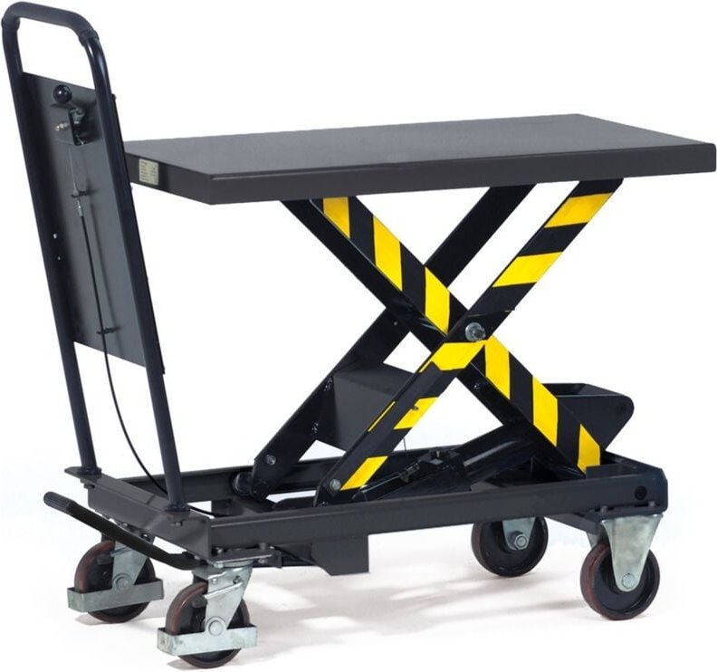 Hubtischwagen, Ladefläche 1.010 x 520 mm - 1.000 Kg - Fetra