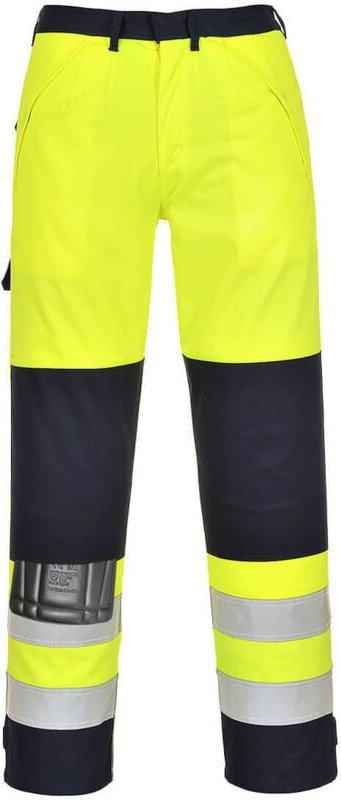 Hochsichtbare Mehrzweck-Hose Gelb/Navy 3XL - FR(56) - UK(47)