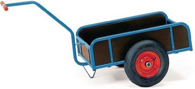 Fetra Handwagen mit Wänden 250mm hoch 795x445mm Ladefläche Luftbereifung