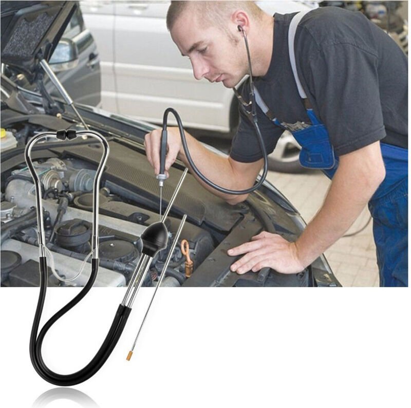 Trade Shop - Stethoskop-Sonde für Mechaniker, flexibel, erkennt schnelle Diagnose, Geräusche, 320 mm -