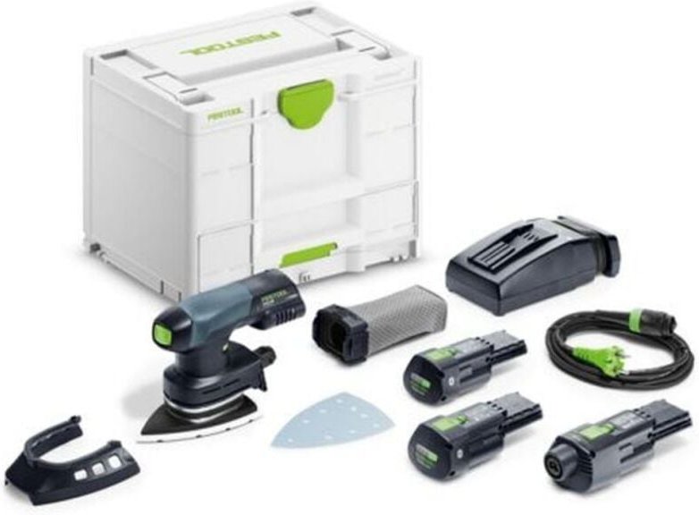 Festool - Akku-Deltaschleifer dtsc 400 3,0 I-Set, 2x 3,0 Ah und Ladegerät im Systainer