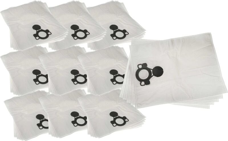 50x Staubsaugerbeutel kompatibel mit Nilfisk Aero 21-01 pc, 20-21 inox, 21-01 pc Inox Staubsauger - Mikrovlies, 32cm x 2...