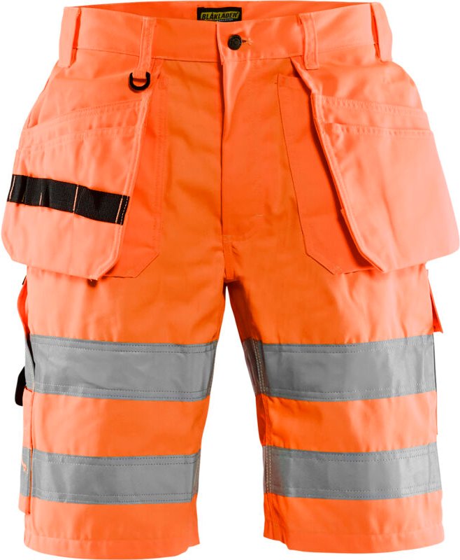 Hochsichtbarer Arbeitsshort 15351811 - Neonorange S - FR(40) - SE(C46) - Normen