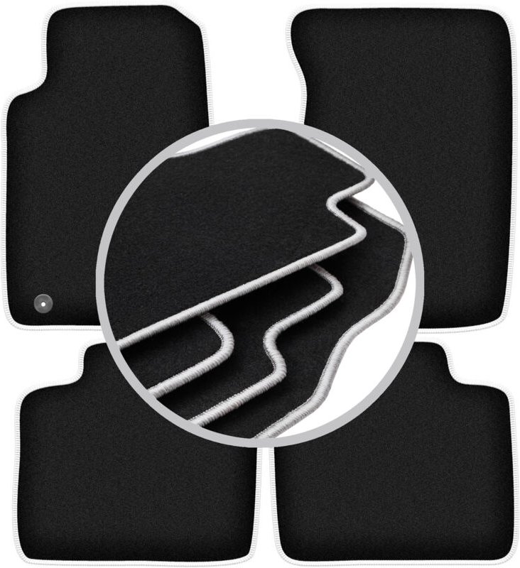 CARLUX-SILVER Autofußmatten für: Opel Omega A Limousine, Kombi (1986-1994)