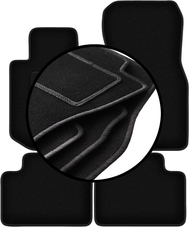 Komplettset Veloursmatten für: BMW 4 G26 Gran Coupé (2021-2022)