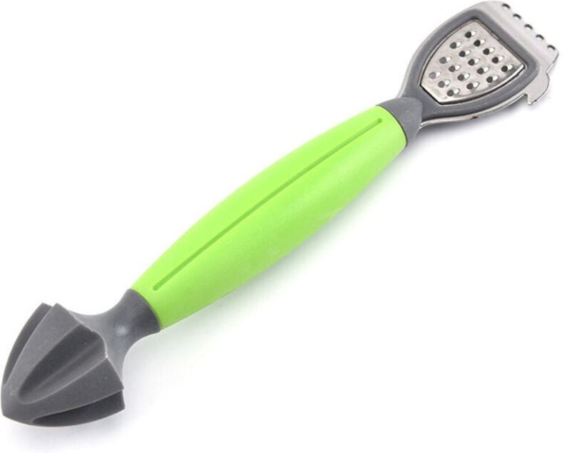 Sbucciatore di Limoni con Comodi Maniglie in Plastica, Spremiagrumi Multifunzione 3 in 1 in Acciaio Inox per Affettare A...