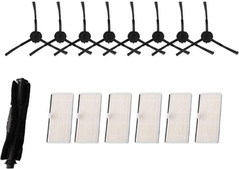 17-teiliges Zubehörset für Roborock S8 / S8+ Roboterstaubsauger, inklusive 2 Hauptbürsten - Ymyny