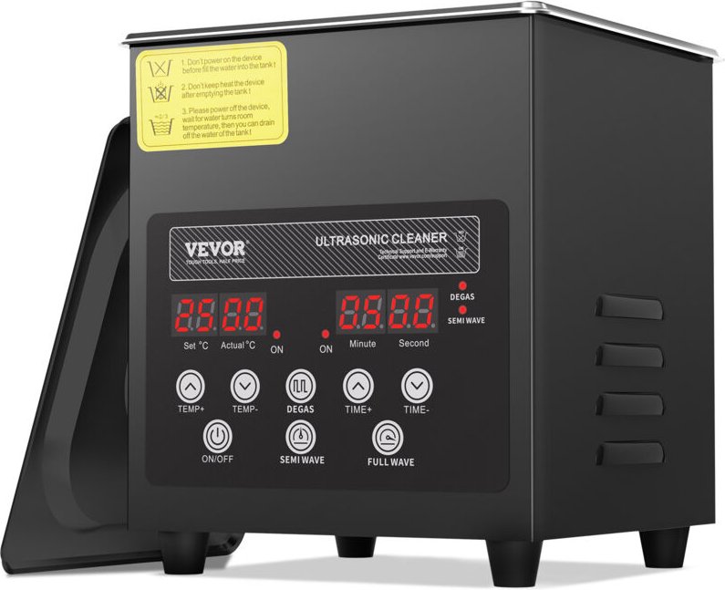 Thumbnail - 2 l Ultraschallreiniger 60 w digitales Ultraschallreinigungsgerät mit Schonmodus & verbesserter Entgasung, 40 kHz indust...