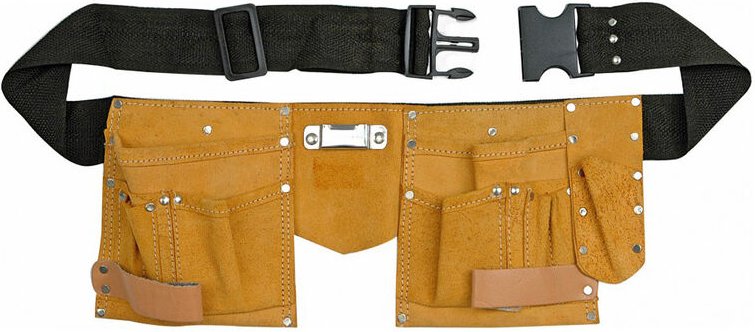 Thumbnail - Leder Werkzeuggürtel Werkzeug Gürtel Bauch Tasche 5 Stück
