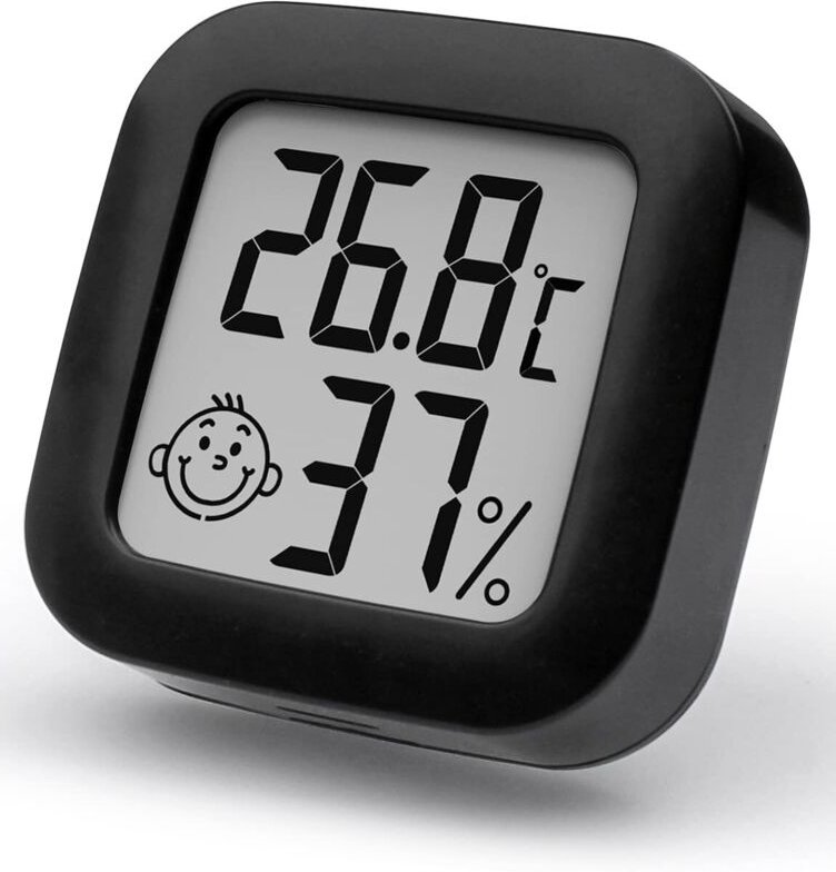 Mini-Hochpräzisions-Digitalthermometer-Hygrometer für den Innenbereich, Temperatur- und Feuchtigkeitsmonitor, Thermo-Hyg...