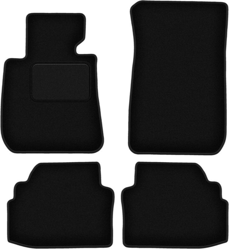 Schwarze Velours-Fußmatten für: BMW 3 E92 Coupé (2004-2011)