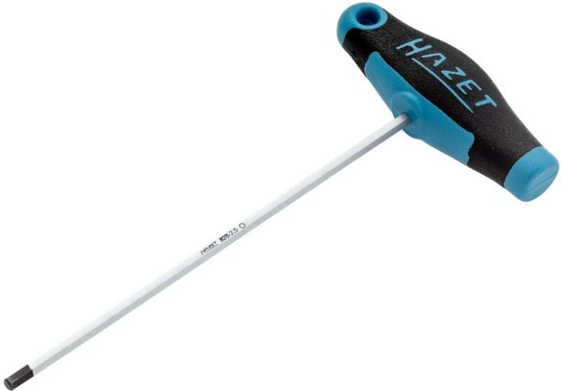 Hazet - Schraubendreher ∙ mit T-Griff 828-2.5 ∙ Innen Sechskant Profil ∙ sw 2,5 mm
