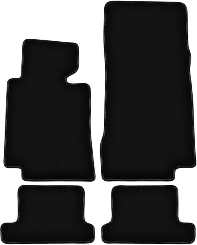 BASIC schwarze Veloursmatten für: BMW 8 E31 Coupé (1988-1999)