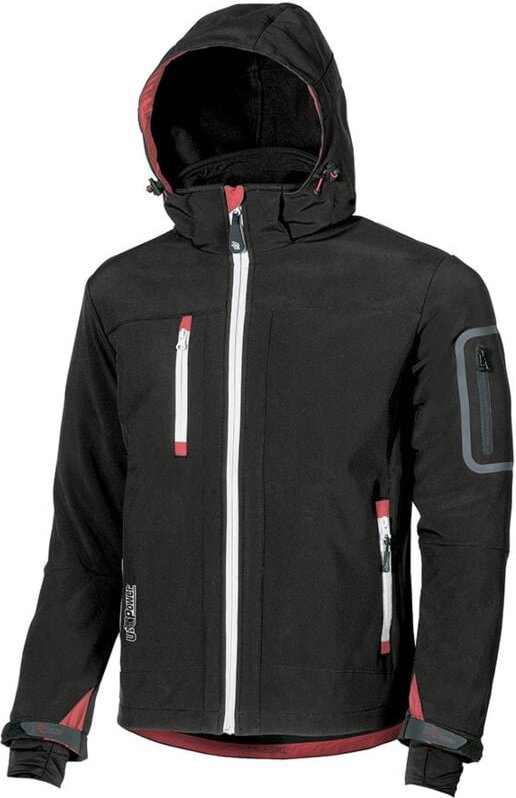 U-power - u Power Metropolis Softshell Arbeitsjacke - s - Schwarze
