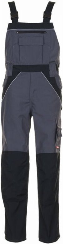 Planam Latzhose schiefer/schwarz 27