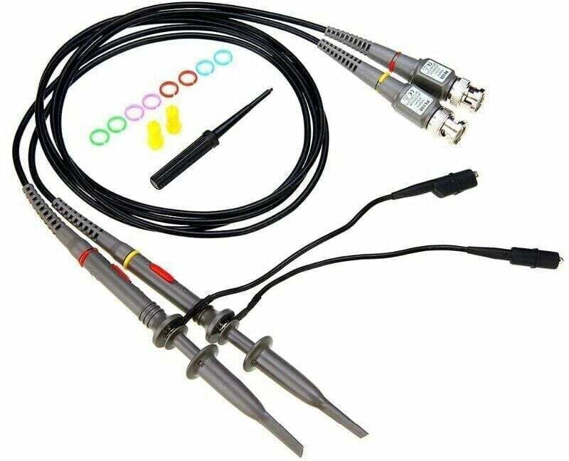 P6100 100 MHz Oszilloskopsonde mit komplettem BNC-zu-Minigrabber-Testleitungssatz