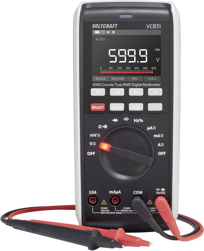 Voltcraft - VC831 Hand-Multimeter digital cat iii 1000 v, cat iv 600 v Anzeige (Counts): 6000