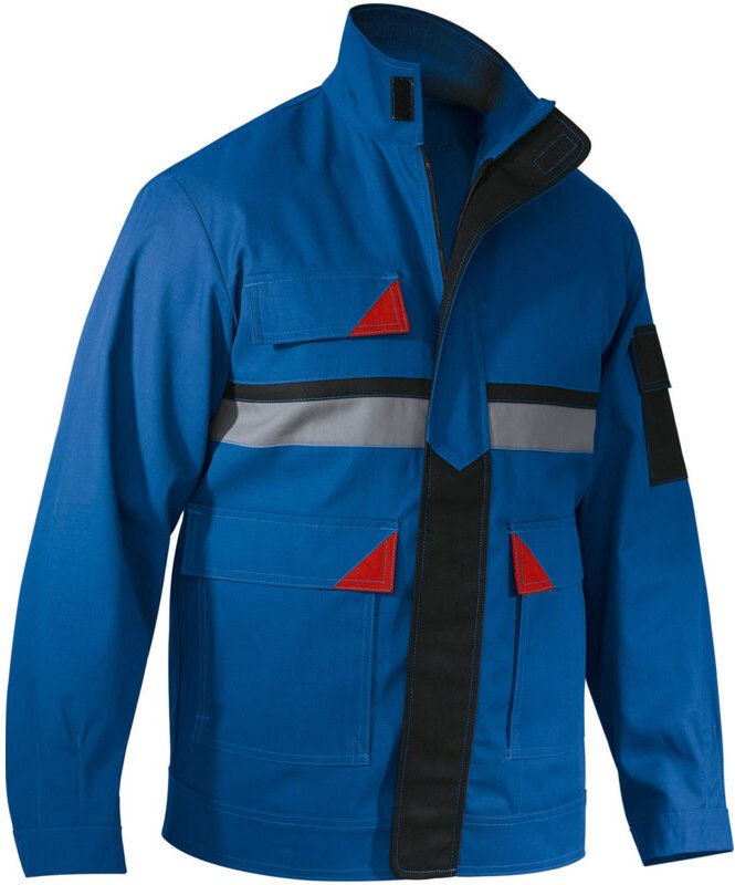 Kübler Jacke Brand x Protect psa 3 kbl.blau/rot Gr. 48