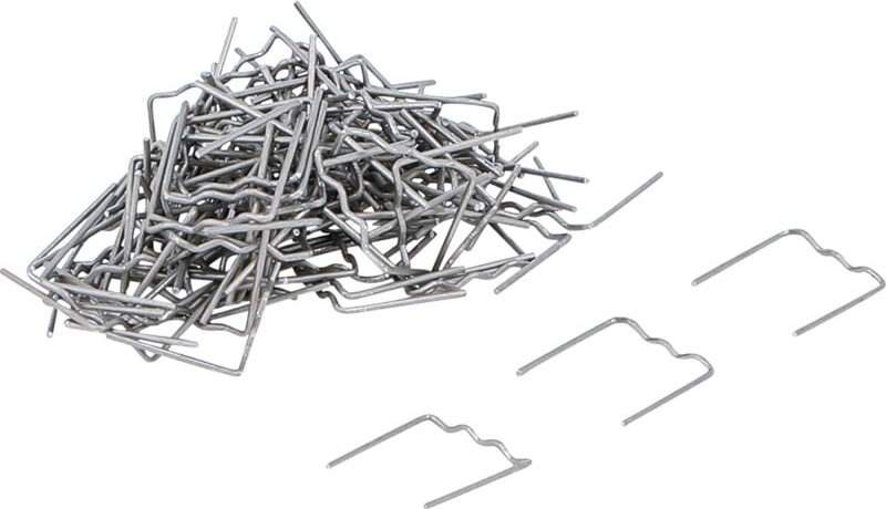 Reparaturklammern-Satz flach 0,8 mm 100-tlg.