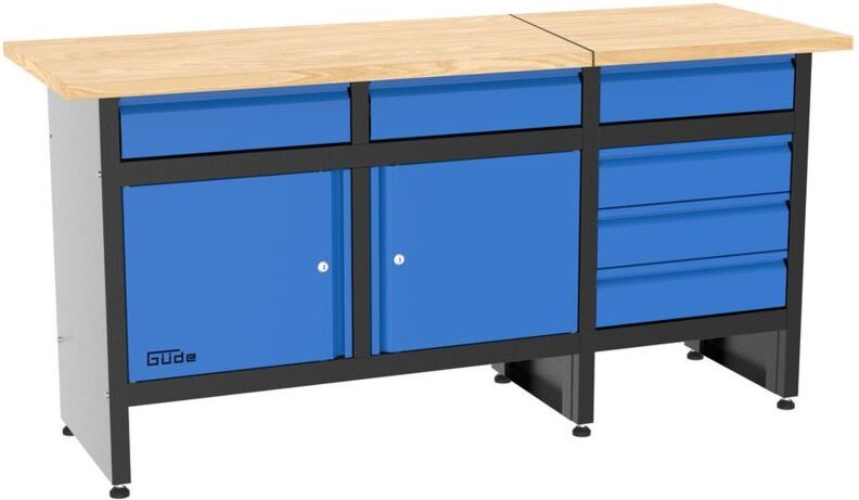 Güde Werkbank GW 6/2 XL 171x60x85cm 6 Schubladen + 2 Türen