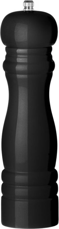 Schwarze Pfeffermühle aus Holz, Durchmesser 55 x 215 mm – Hendi 469569