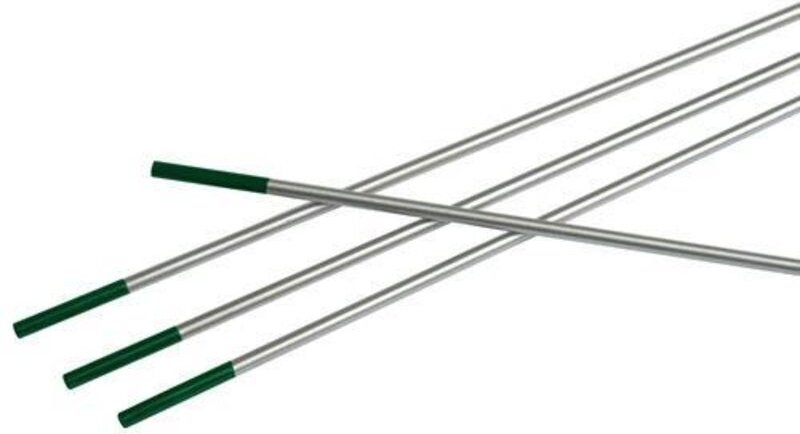 Wolframelektrode wp ø 2,4 mm Länge 175 mm grün