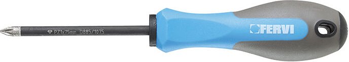 Kreuzschraubendreher mit Diamantspitze Stk. 2 x 100 mm Fervi d885/2100