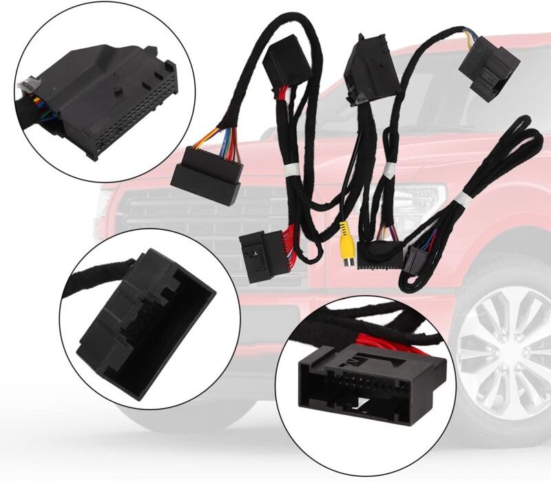 Jeffergarden 4 Zoll auf 8 Zoll PNP-Konvertierungskabelbaum HC3Z 19A387 B Ersatz für Ford Edge Fusion SYNC 1 3 System