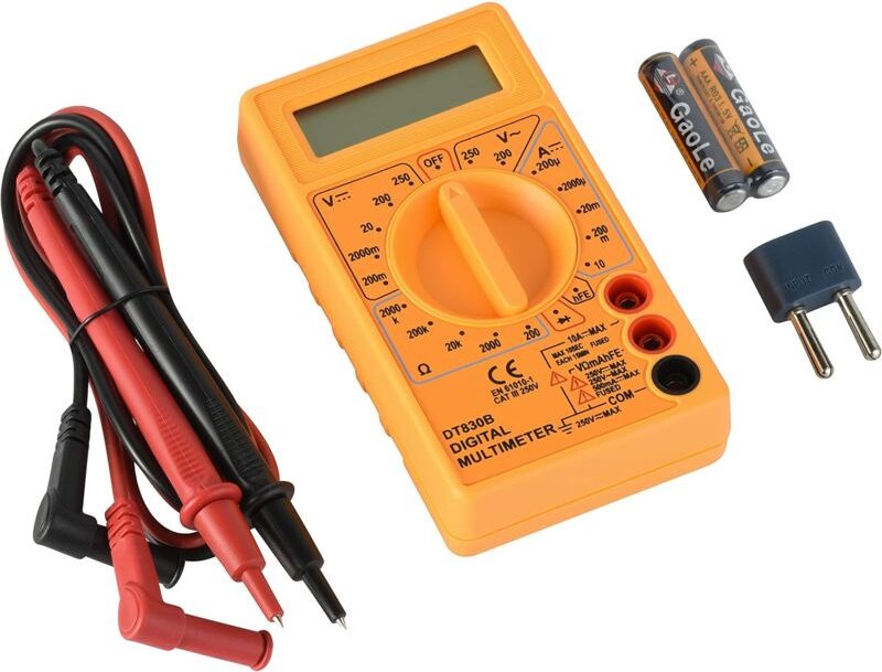 Dolaso - 59007 Tragbares professionelles elektronisches Digitalmultimeter, Amperemeter Voltmeter Ohmmeter, Ampere Ohm Vo...
