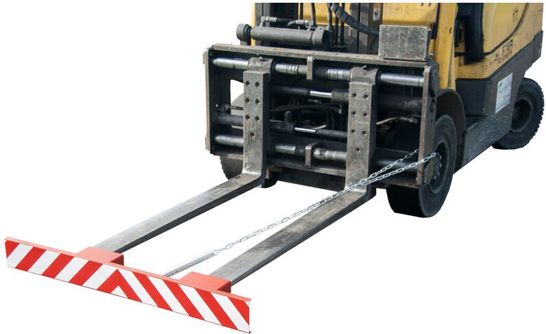 Bauer Gabelzinkenschild GZS, lackiert, Feuerrot