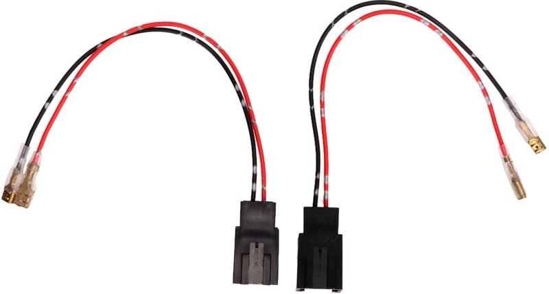 Eosnow Paar 12V 3a 10W Auto -Türlautsprecher Kabelbaumadapter mit Stecker