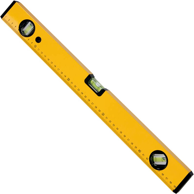 Magnetische Wasserwaage aus Aluminiumrohr 60 cm.