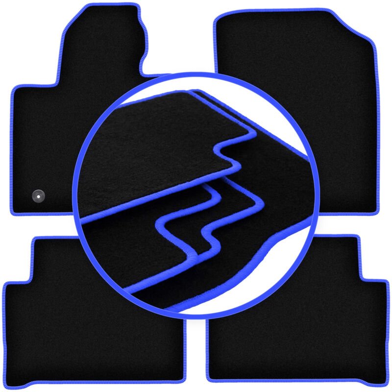 CARLUX-BLUE Autofußmatten für: Kia Sorento IV XL Hybrid SUV (2020-)