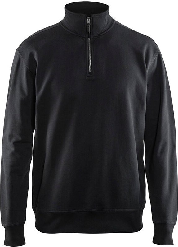 Arbeits-Sweatshirt mit LKW-Kragen 3369 - Schwarz M