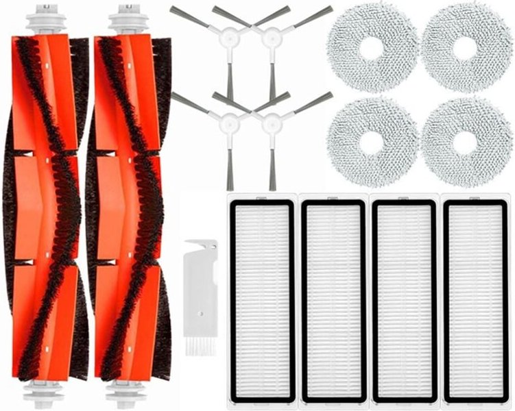 Thumbnail - Für Roboterstaubsauger S10+ / S10 Plus Ersatzteile Zubehör Hauptseitenbürste Hepa-Filter Mopp Lappen Tuch Pads