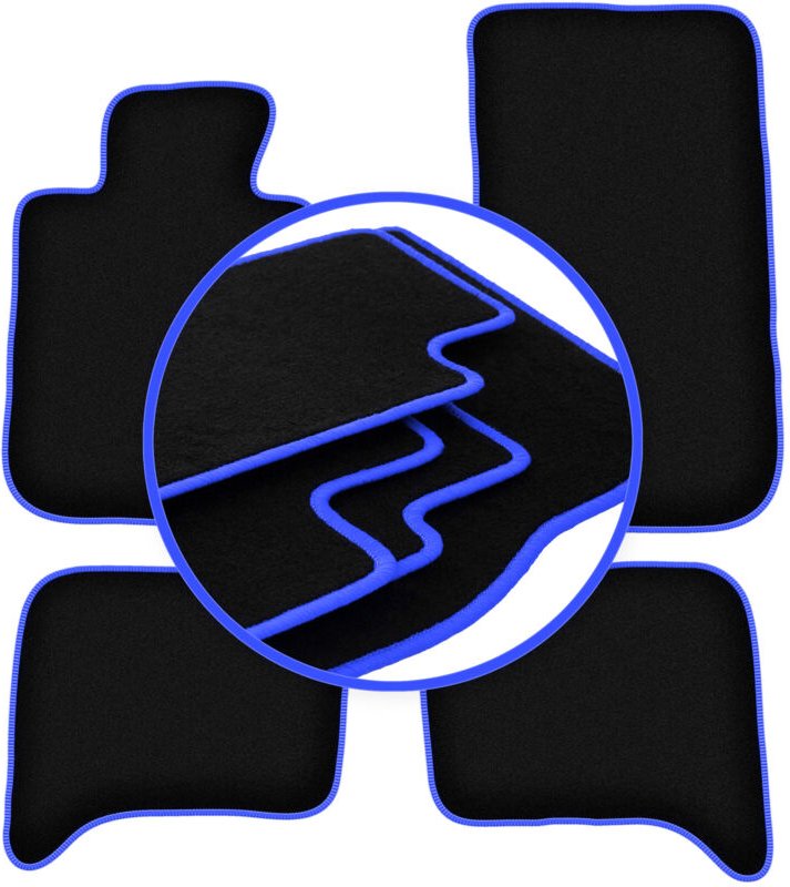 Thumbnail - CARLUX-BLUE Autofußmatten für: BMW 5 E28 Limousine (1980-1990)