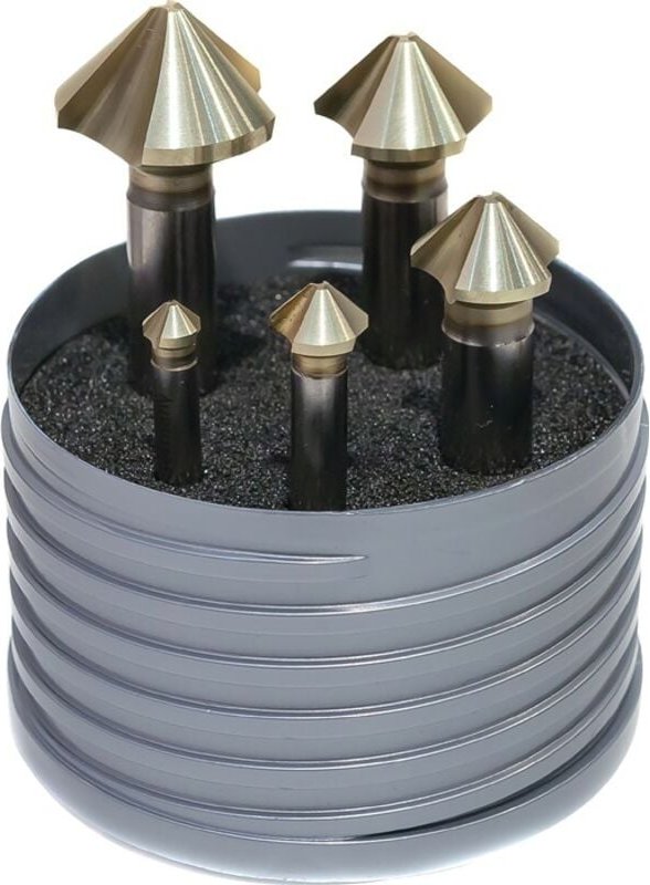Beck - Kegelsenkersatz din 335 c 90 ° euc 6,3-25 mm hss spezial 5-teilig Kunststoffbox