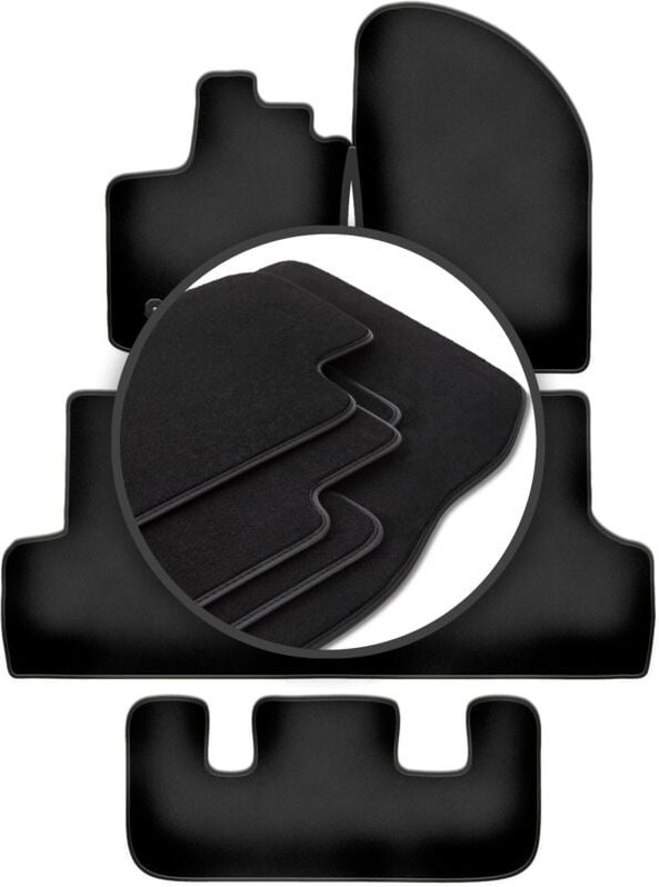 Premium-Fußmatten für: Dacia Lodgy 7-Sitzer (2012-)