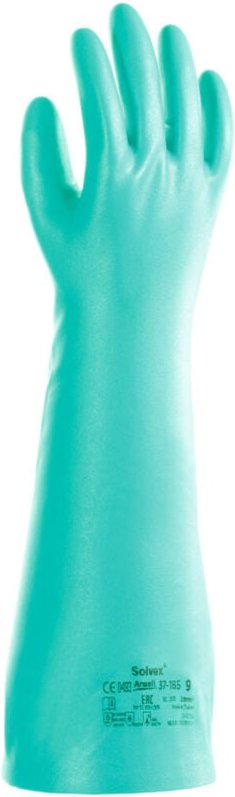37185090 AlphaTec Solvex Nitril Chemiekalienhandschuh Größe (Handschuhe): 9 en 21420:2020 - Ansell