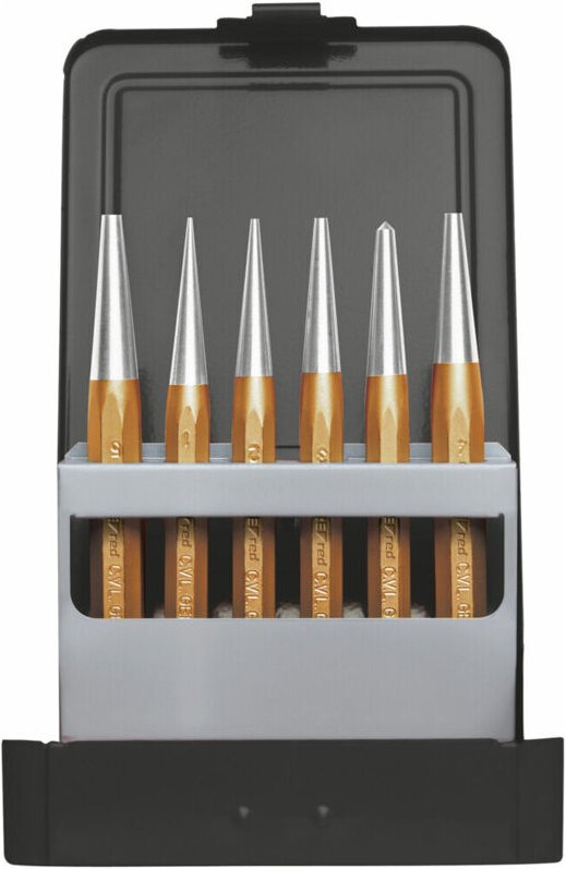 R90100006 Durchtreibersatz ø 1-10 mm + Körner 6-teilig