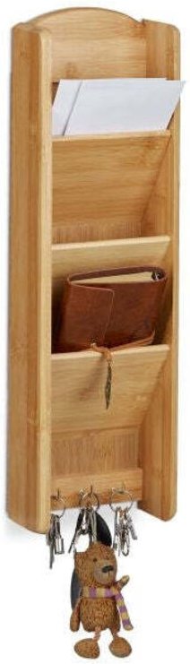 Tastatur mit ablage bambus 88