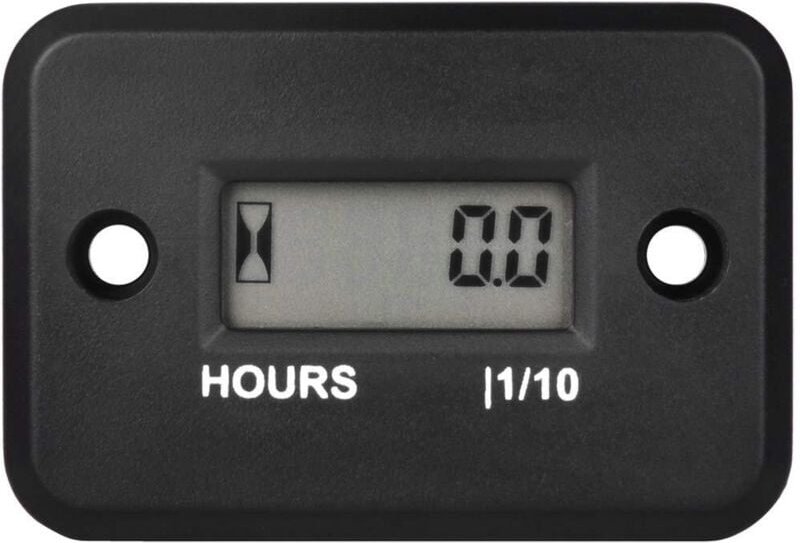 Thumbnail - Digitaler induktiver Betriebsstundenzähler, für die Wartung, wasserdichtes Design für Rasenmäher, Kettensäge, Motorrad, ...