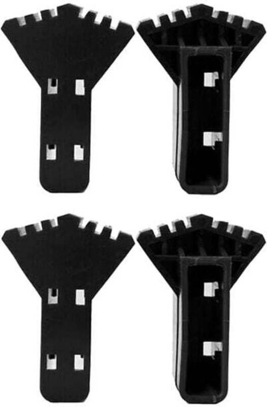 YMYNY Universelle rutschfeste Leiterfußabdeckungen aus Gummi für Leitern (4 Stück)