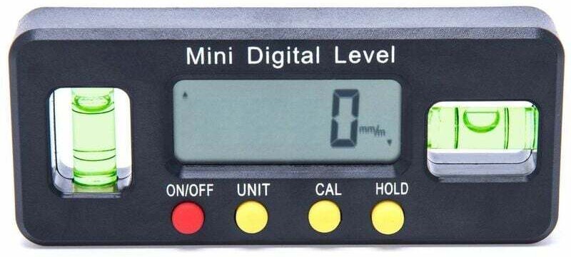 Gabrielle - Elektronische Wasserwaage, digitaler Winkelmesser-Neigungsmesser, mit Display, mit Magnetfuß, hochpräzise, m...