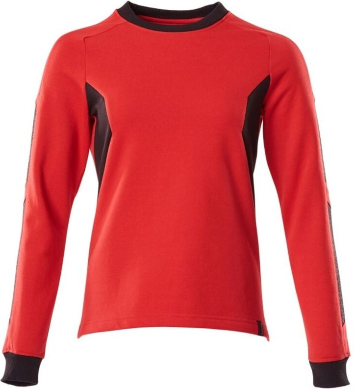 Thumbnail - Mascot ACCELERATE Sweatshirt, Damenpassform 18394 Gr. M verkehrsrot/schwarz
